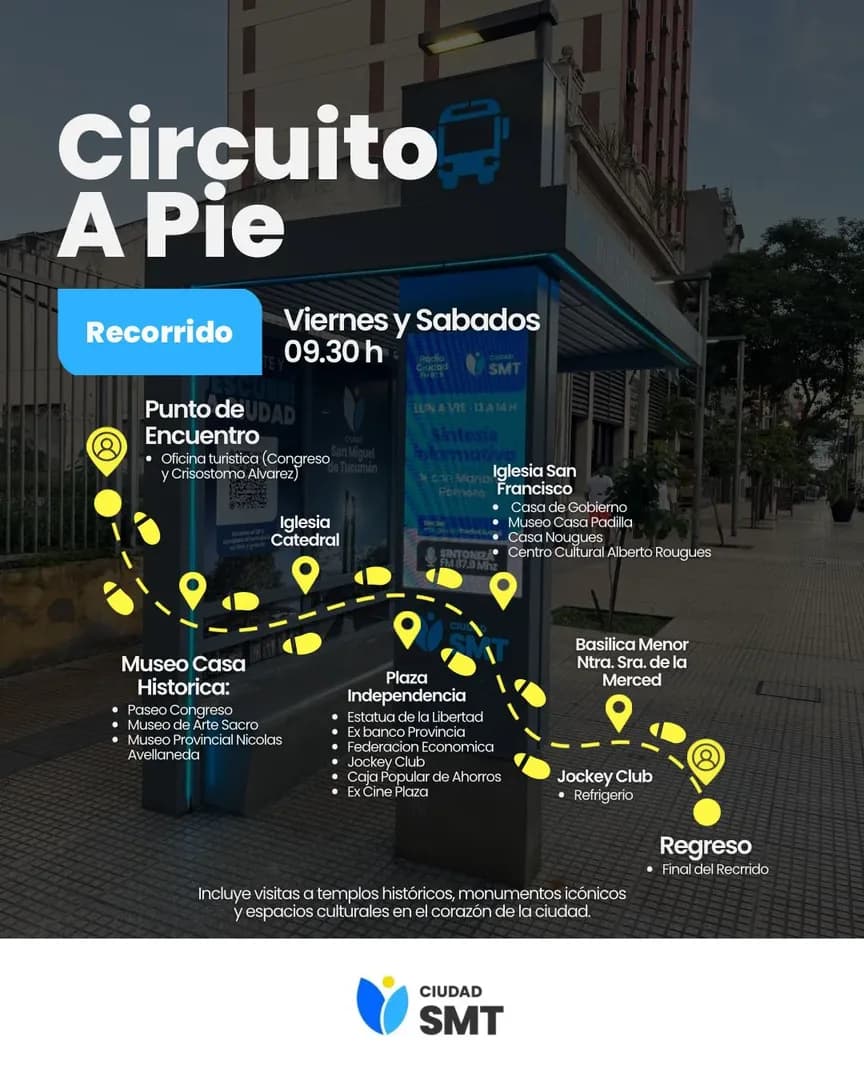 Caminata turística guiada